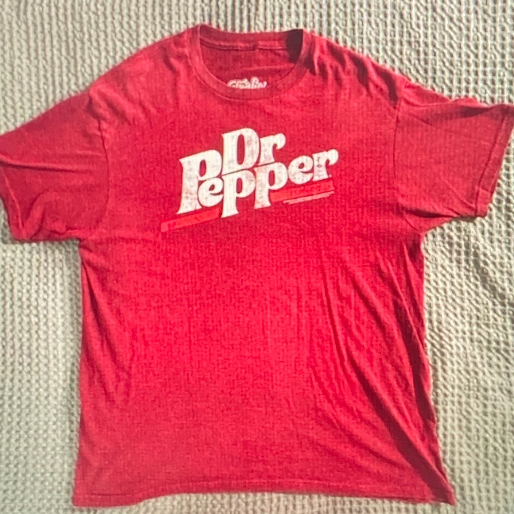Dr Pepper Red Men's Short Sleeve Tee